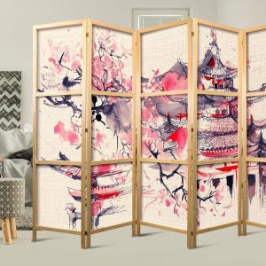 Paravent japonais - In a Temple