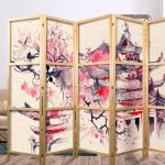 Paravent japonais - In a Temple