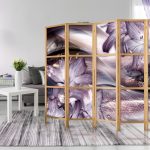 Paravent japonais - Lilies on a Wave