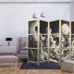 Paravent japonais - Moon and Stars Singing Among the Great Clouds