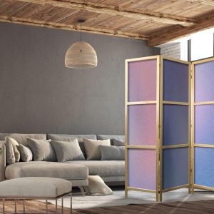 Paravent japonais - Rainbow Gradient - Delicate Multicolored Gradient Resembling Mist