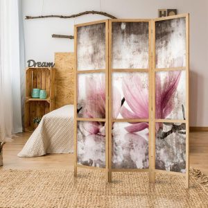 Paravent japonais - Retro Magnolias I
