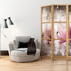 Paravent japonais - Retro Magnolias I