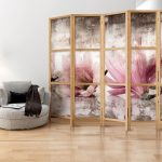 Paravent japonais - Retro Magnolias II