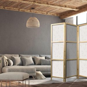 Paravent japonais - Star Map - Delicate Constellations in Warm Shades