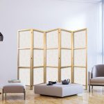 Paravent japonais - Star Map - Delicate Constellations in Warm Shades