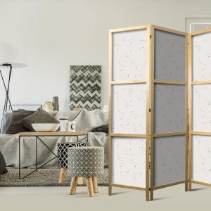 Paravent japonais - Star Map - Delicate Constellations in Warm Shades