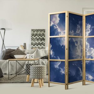 Paravent japonais - Starry Clouds and Delicate Light Over a Corner of the Sky