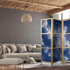 Paravent japonais - Starry Clouds and Delicate Light Over a Corner of the Sky