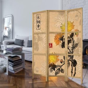 Paravent japonais - Style: Chrysanthemums