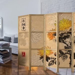 Paravent japonais - Style: Chrysanthemums II