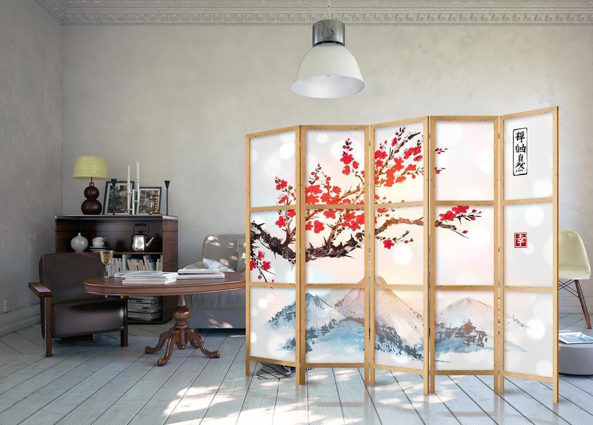 Paravent japonais - Style: Fuji Mountain II