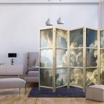 Paravent japonais - Sun and Shadows: A Theatrical Display of Nature High Above the Earth