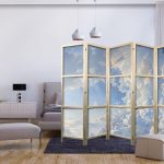 Paravent japonais - The Sun Revealing the Secrets of the Clouds: Spectacular Images in the Sky