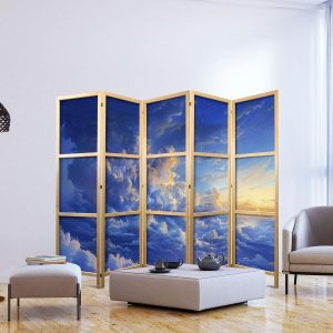 Paravent japonais - When the Sky Becomes a Canvas: Artistic Creation of Nature in the Clouds