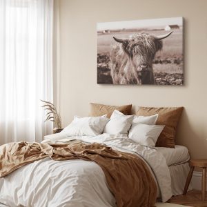 Tableau - A Scottish Cow in Sepia