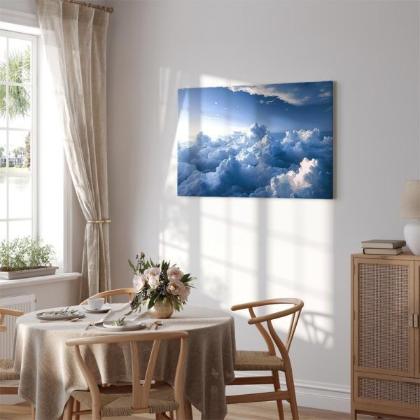 Tableau - Aerial Landscapes: Rays Lighting Up Fluffy Cloud Formations