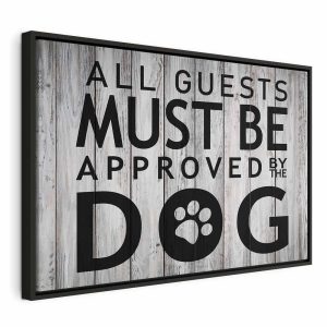 Tableau - All Guests Must Be Approved by the Dog (1 Part) Wide