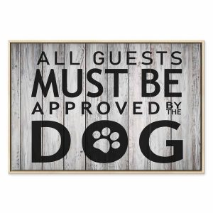 Tableau - All Guests Must Be Approved by the Dog (1 Part) Wide