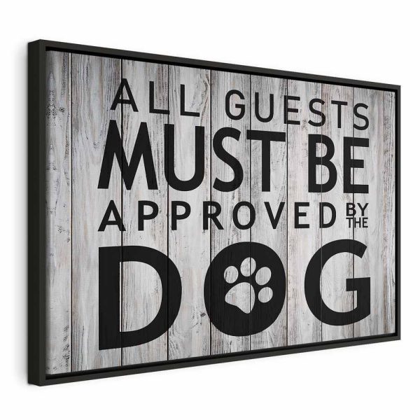 Tableau - All Guests Must Be Approved by the Dog (1 Part) Wide Tableau - All Guests Must Be Approved by the Dog (1 Part) Wide