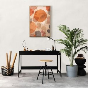 Tableau - Amber Kaleidoscope (1 Part) Vertical