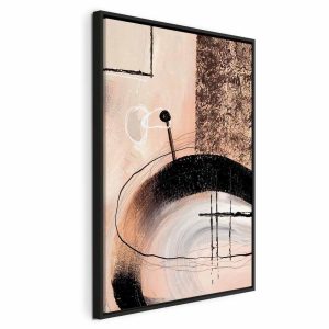 Tableau - Art of Shapes (1-part) - Hand-Painted Abstract Artwork