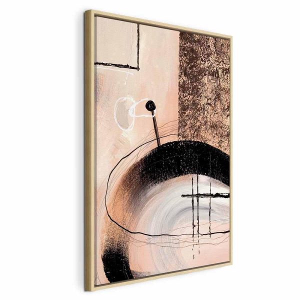 Tableau - Art of Shapes (1-part) - Hand-Painted Abstract Artwork