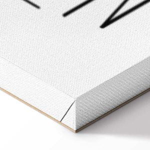 Tableau - Art of Words (1-part) - Inspirational Black Text on White