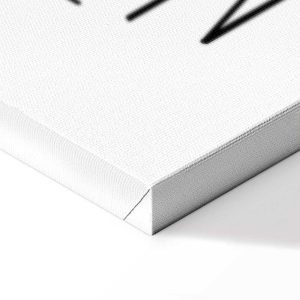 Tableau - Art of Words (1-part) - Inspirational Black Text on White