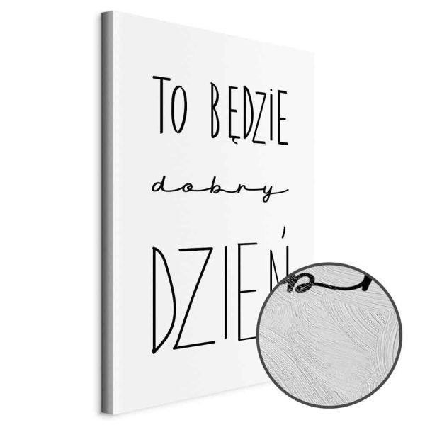 Tableau - Art of Words (1-part) - Inspirational Black Text on White