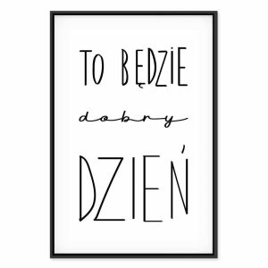 Tableau - Art of Words (1-part) - Inspirational Black Text on White