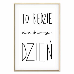 Tableau - Art of Words (1-part) - Inspirational Black Text on White