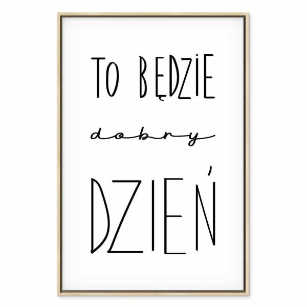 Tableau - Art of Words (1-part) - Inspirational Black Text on White