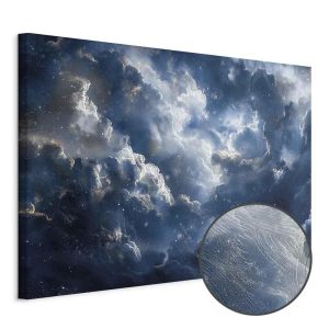Tableau - Astronomical Wonders: Clouds and Stars in Harmonious Combination