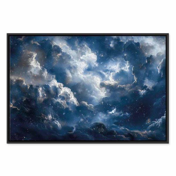 Tableau - Astronomical Wonders: Clouds and Stars in Harmonious Combination