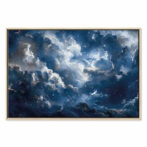 Tableau - Astronomical Wonders: Clouds and Stars in Harmonious Combination
