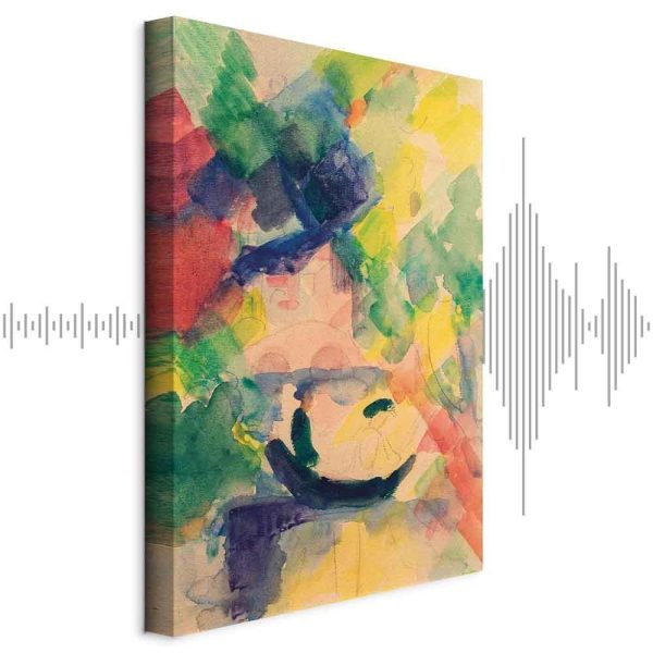 Tableau - August Macke – Couple in the Boat Tableau - August Macke – Couple in the Boat