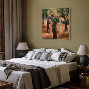 Tableau - August Macke – Lady in Green Jacket