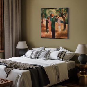 Tableau - August Macke – Lady in Green Jacket