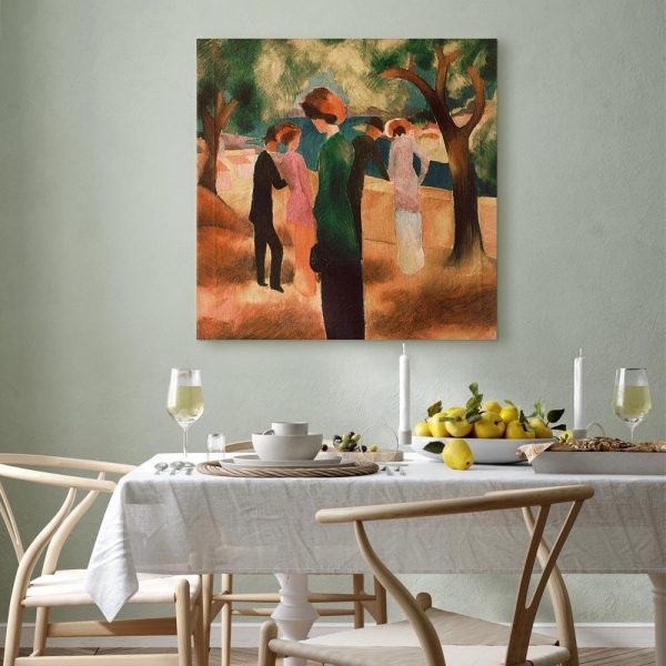 Tableau - August Macke – Lady in Green Jacket