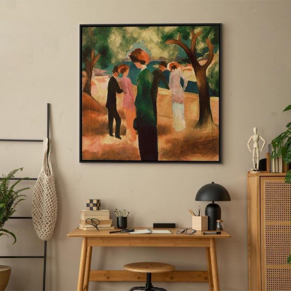 Tableau - August Macke – Lady in Green Jacket