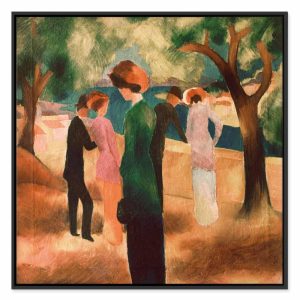 Tableau - August Macke – Lady in Green Jacket
