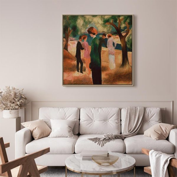 Tableau - August Macke – Lady in Green Jacket