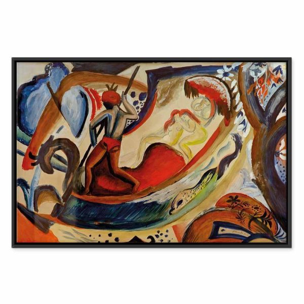 Tableau - August Macke – Nackte Mädchen in der Barke