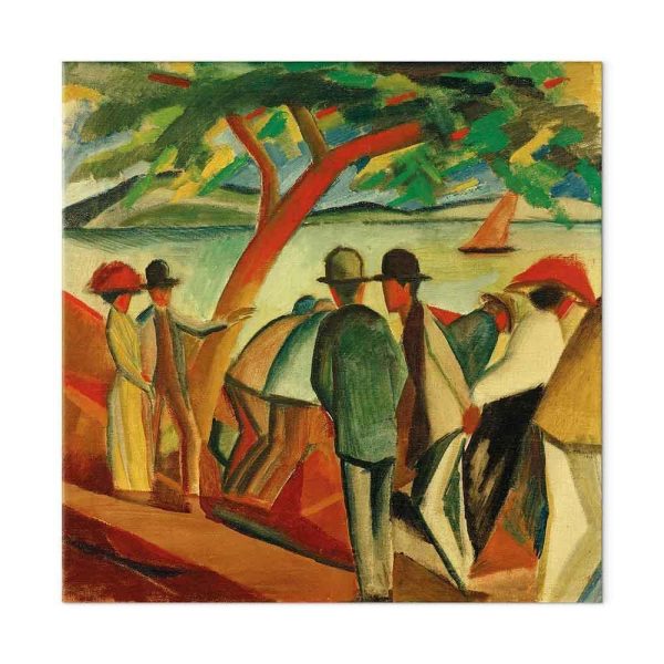 Tableau - August Macke – Spaziergänger am See