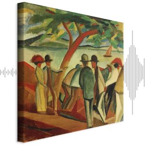 Tableau - August Macke – Spaziergänger am See