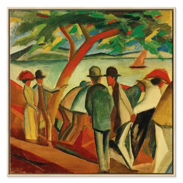 Tableau - August Macke – Spaziergänger am See