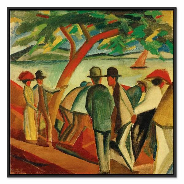 Tableau - August Macke – Spaziergänger am See