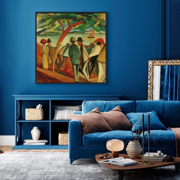 Tableau - August Macke – Spaziergänger am See