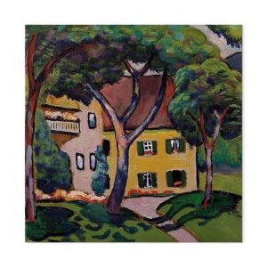 Tableau - August Macke – Staudacherhaus in Tegernsee